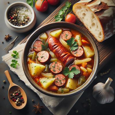 Image of Spicy Kielbasa Soup