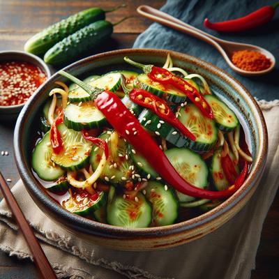 Image of Spicy Korean Cucumber Salad