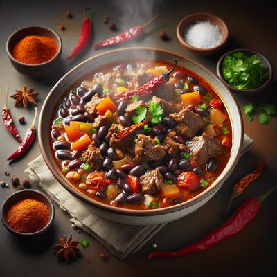 Image of Spicy Lamb and Black Bean Chili