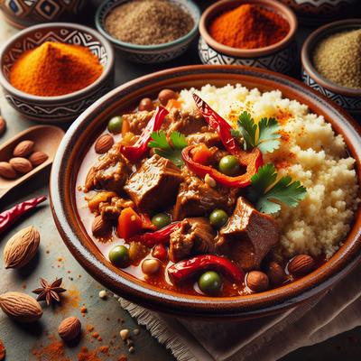 Image of Spicy Lamb Tagine with Couscous