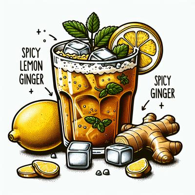 Image of Spicy Lemon Ginger Iced Brew