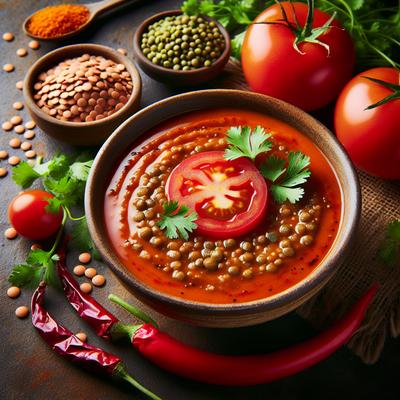 Image of Spicy Lentil and Tomato Soup