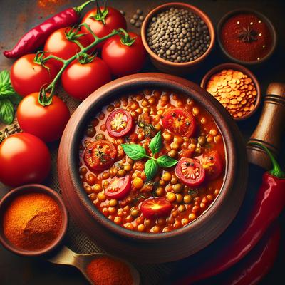 Image of Spicy Lentil Tomato Stew
