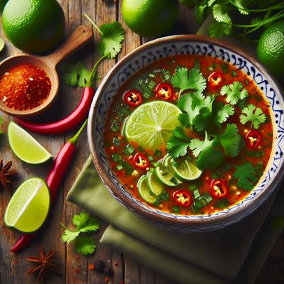 Image of Spicy Lime Cilantro Soup