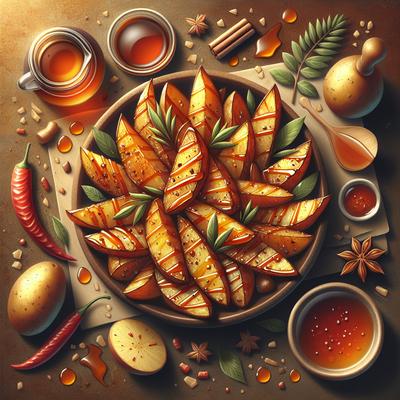Image of Spicy Maple Roasted Potato Wedges