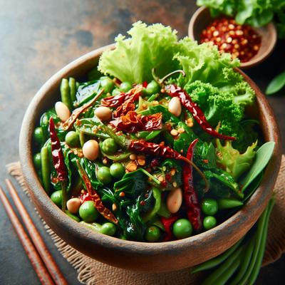 Image of Spicy Marinated Mixed Greens