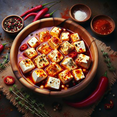 Image of Spicy Marinated Mozzarella Cubes