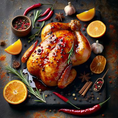 Image of Spicy Marmalade Glazed Chicken