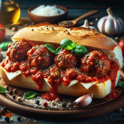 Image of Spicy Meatball Sandwiches