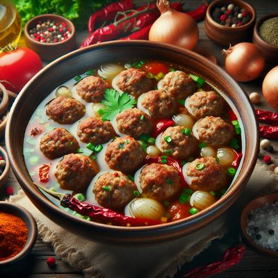 Image of Spicy Meatball Soup