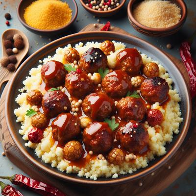 Image of Spicy Meatballs and Couscous