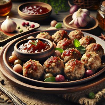 Image of Spicy Meatballs with Savoury Jam