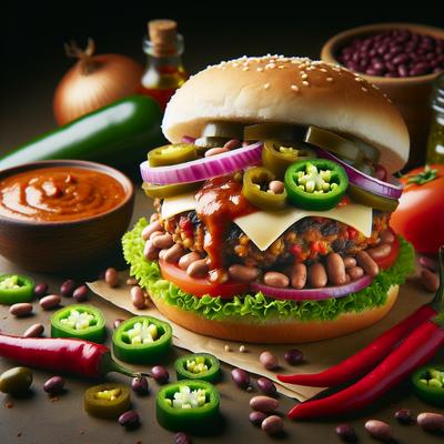 Image of Spicy Mexican Bean Burger