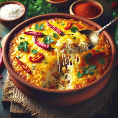 Image of Spicy Mexican Cheesy Rice Casserole