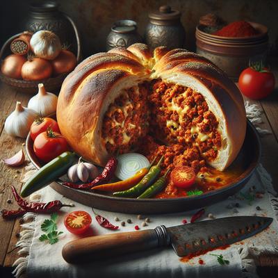 Image of Spicy Mince Cob Loaf