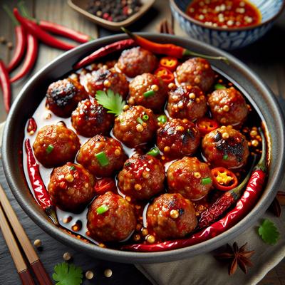 Image of Spicy Mini Meatballs Asian Style