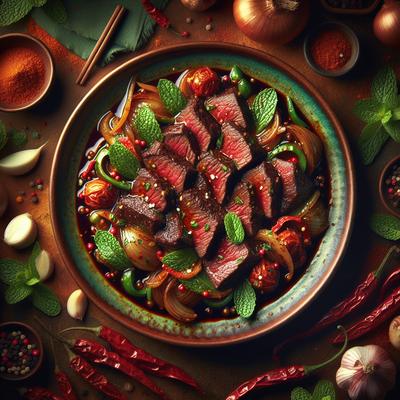 Image of Spicy Mint Beef