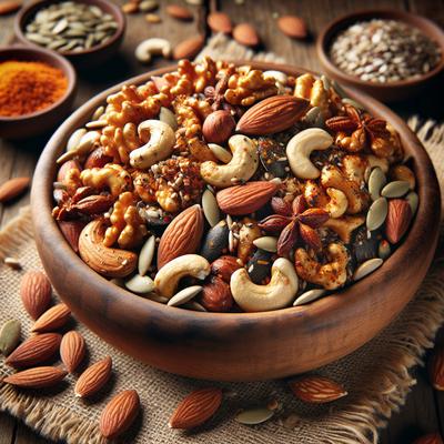 Image of Spicy Mixed Nuts Seeds