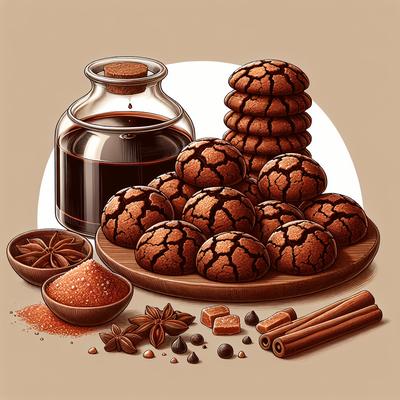 Image of Spicy Molasses Crinkle Cookies