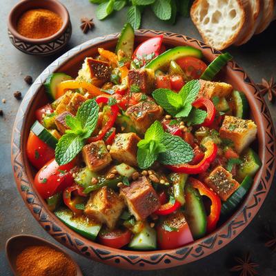 Image of Spicy Moroccan Bread Salad