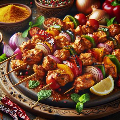 Image of Spicy Moroccan Chicken Skewers