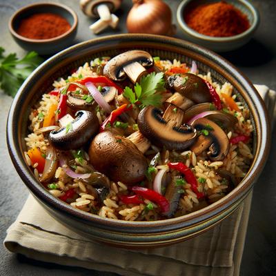 Image of Spicy Mushroom Rice