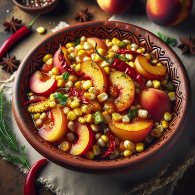 Image of Spicy Nectarine and Corn Salsa
