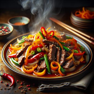 Image of Spicy Orange Beef Stir Fry