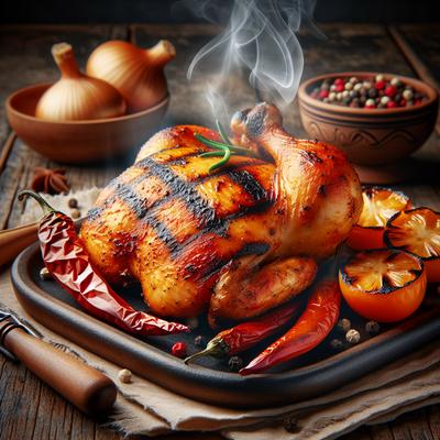 Image of Spicy Orange Paprika Grilled Chicken