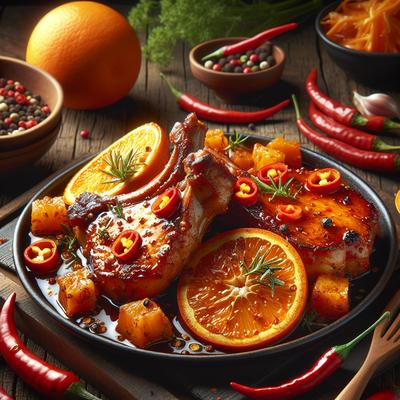 Image of Spicy Orange Pork Chops