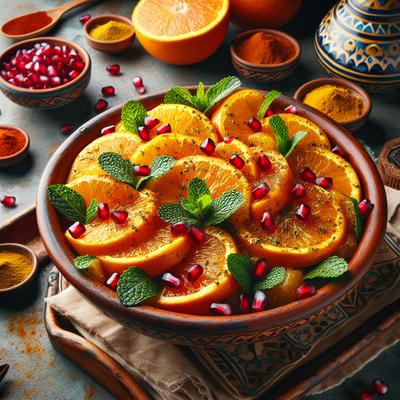 Image of Spicy Orange Salad Moroccan Style