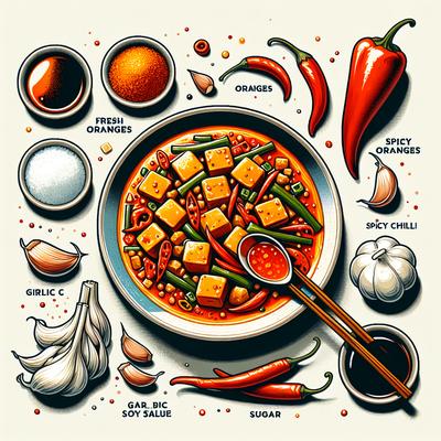 Image of Spicy Orange Stir Fry Sauce