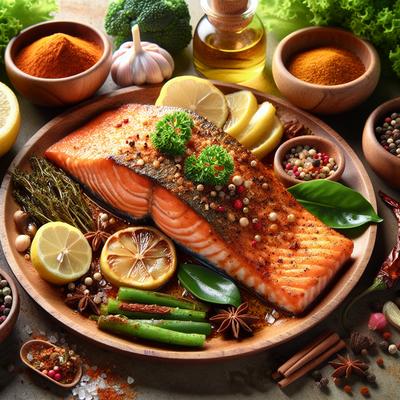 Image of Spicy Pan Seared Salmon