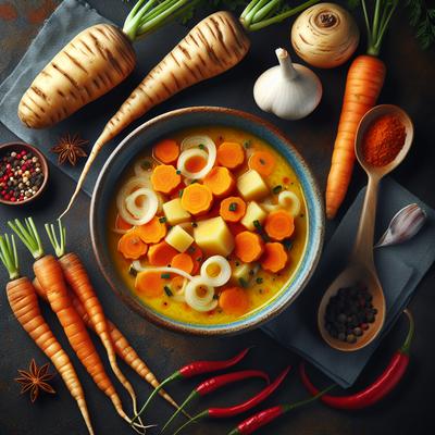 Image of Spicy Parsnip and Carrot Soup