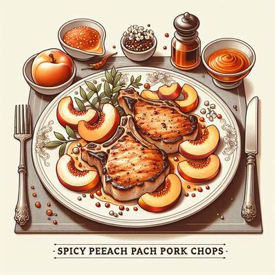 Image of Spicy Peach Pork Chops