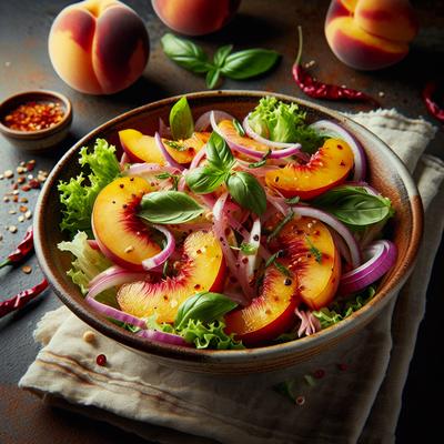 Image of Spicy Peach Salad