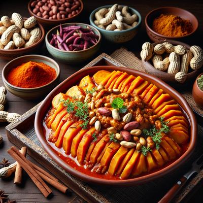Image of Spicy Peanut Yam Casserole