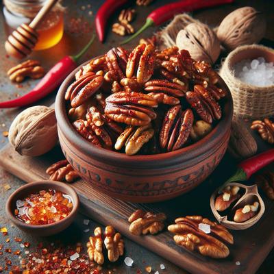 Image of Spicy Pecans or Walnuts