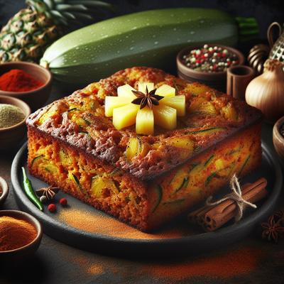 Image of Spicy Pineapple Zucchini Cake