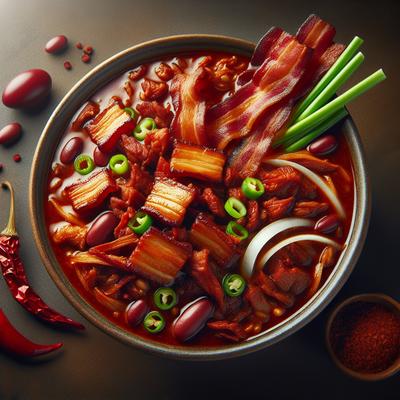 Image of Spicy Pork and Bacon Chili