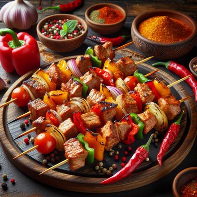 Image of Spicy Pork Kabobs