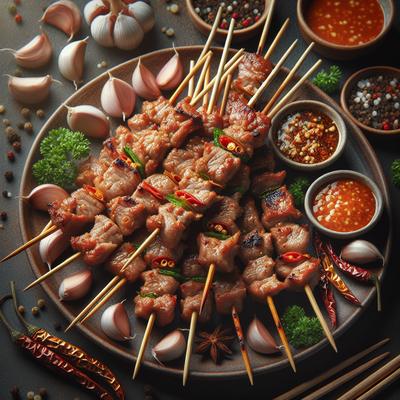Image of Spicy Pork Skewers