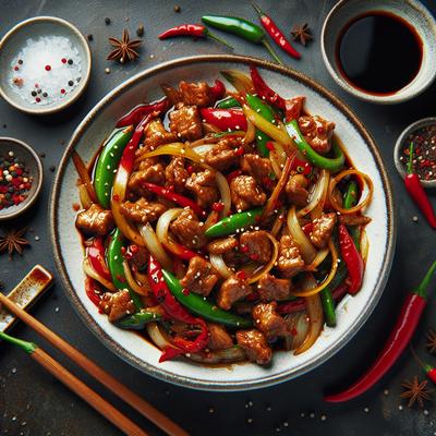 Image of Spicy Pork Stir Fry