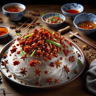 Image of Spicy Pork with Cellophane Noodles Ants on Trees