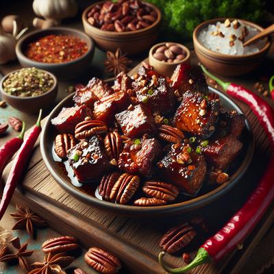 Image of Spicy Pork with Pecans