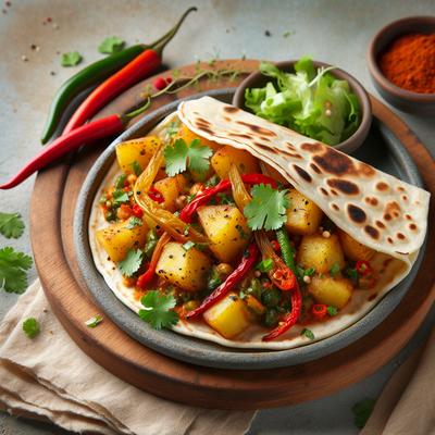 Image of Spicy Potato Dosadillas Vegan