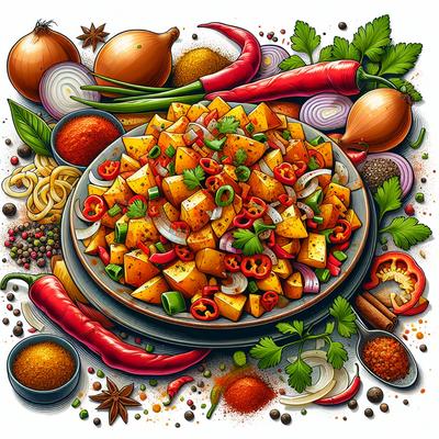 Image of Spicy Potato Scramble