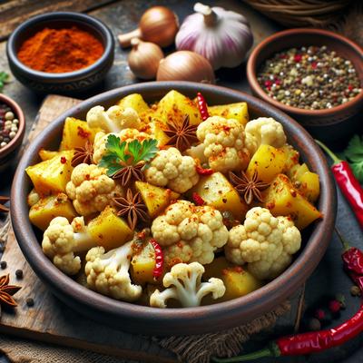 Image of Spicy Potatoes Cauliflower