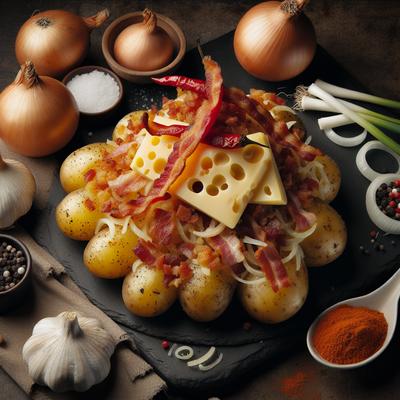 Image of Spicy Potatoes W Smoked Gouda Bacon Onions 9
