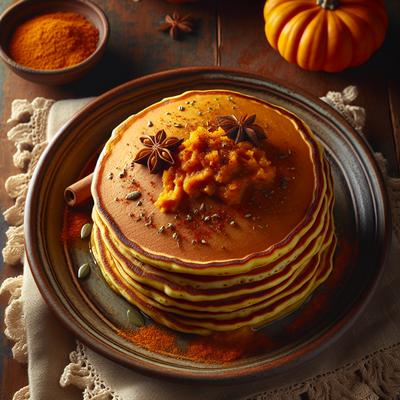 Image of Spicy Pumpkin Pancakes Bisquick
